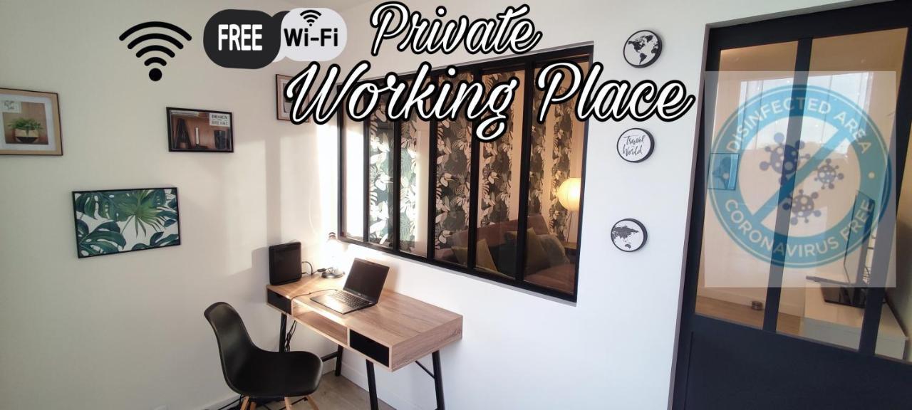 T4 Massy Tgv By Beds4Wanderlust - 80M2 Avec Terrasse Et Bureau - Proche Coulee Verte - Ideal Pro Ou Famille Zewnętrze zdjęcie