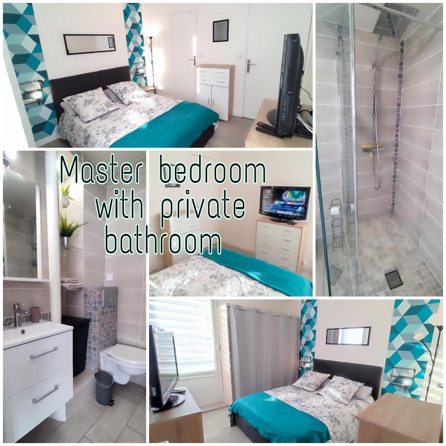 T4 Massy Tgv By Beds4Wanderlust - 80M2 Avec Terrasse Et Bureau - Proche Coulee Verte - Ideal Pro Ou Famille Zewnętrze zdjęcie