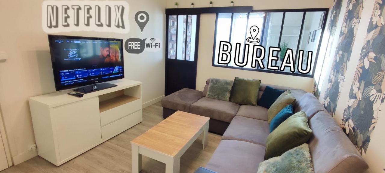 T4 Massy Tgv By Beds4Wanderlust - 80M2 Avec Terrasse Et Bureau - Proche Coulee Verte - Ideal Pro Ou Famille Zewnętrze zdjęcie